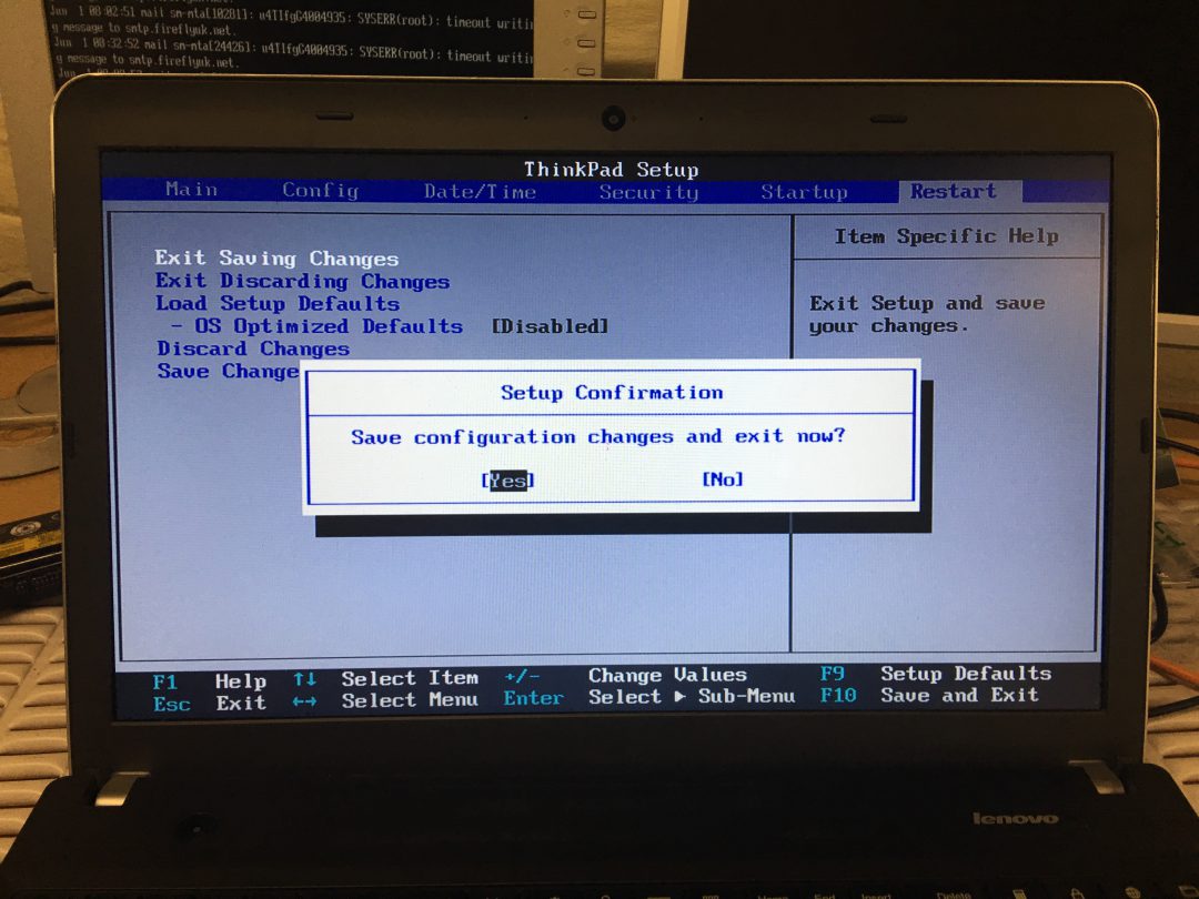 Resetting lenovo bios settings surftec ltd